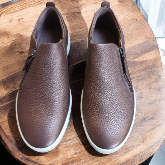 ECCO Women's Fara Slip-On Sneakers Metallic Copper Size 8 – Leather, NWOT - Picture 3 of 12